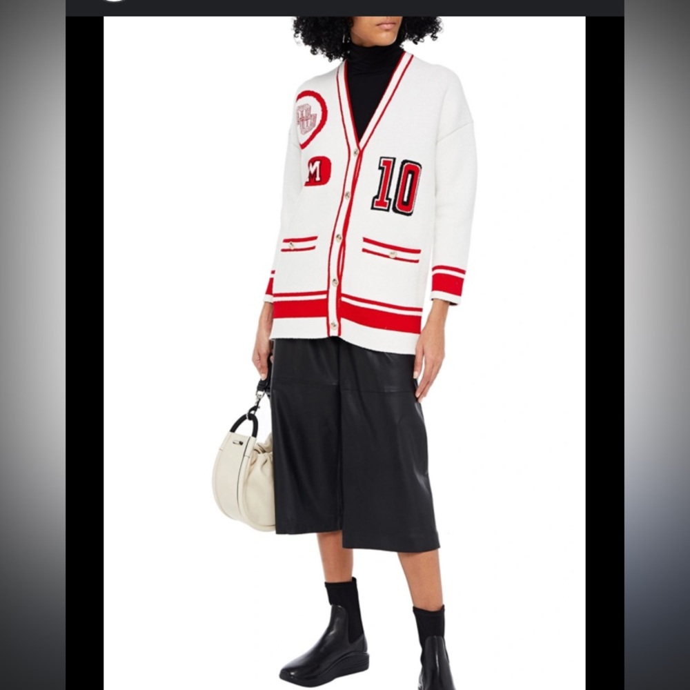 Maje Mallais Varsity Cardigan